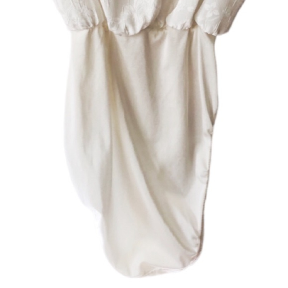 Bodysuit Short Sleeve Cream Satin and Lace Marks & Spencer Size 14/Large - Picture 9 of 16